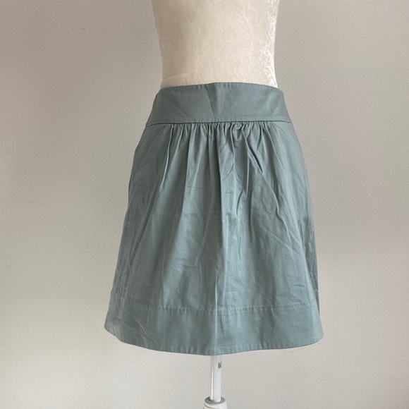 LOFT Ann Taylor Teal Skirt w/ Pockets - Picture 1 of 8